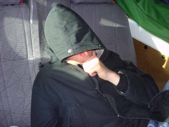 Sylvain qui marrone